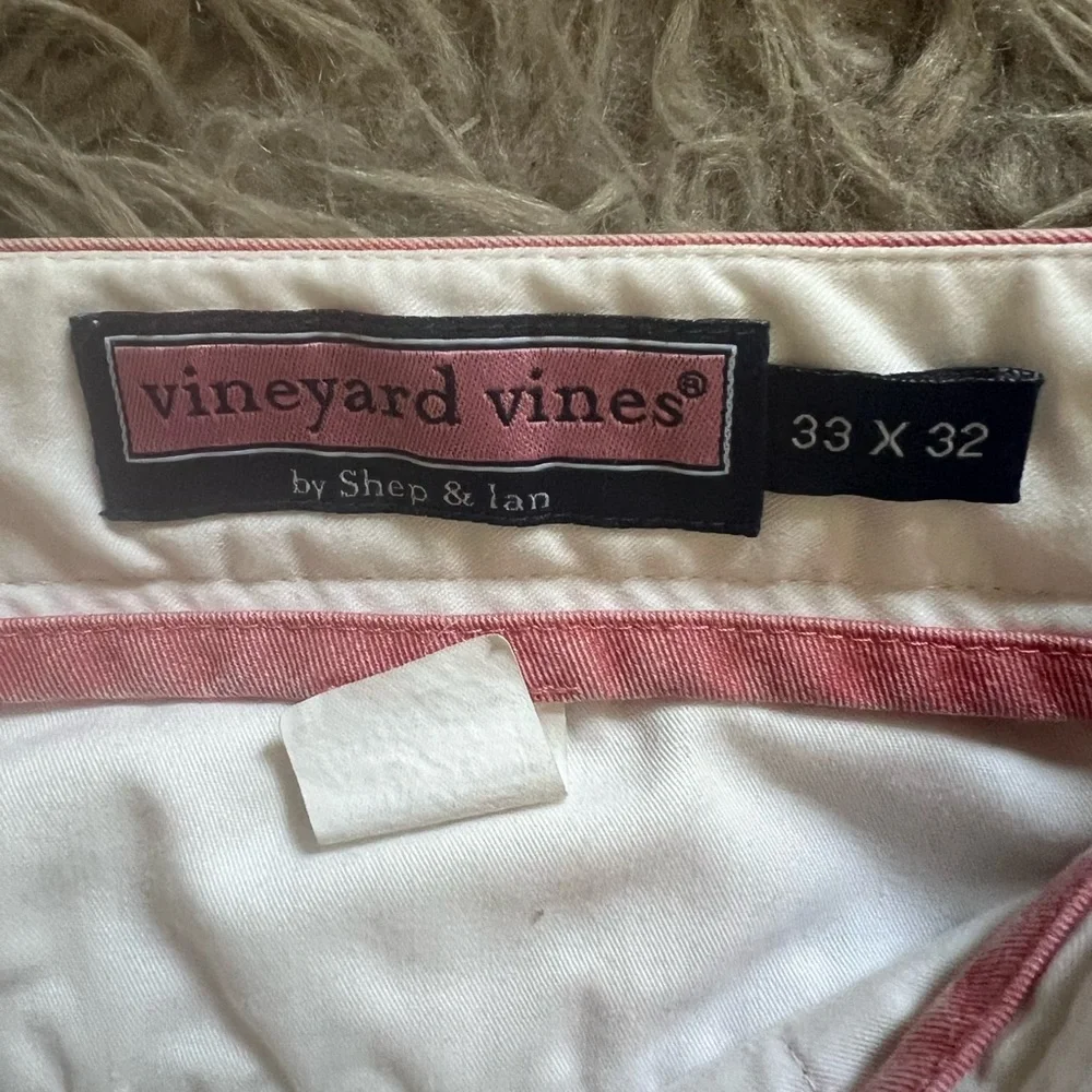 Men's Vineyard Vines Pink Pants - Picture 2 of 3